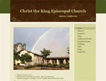 Tablet Screenshot of christthekingalpine.org